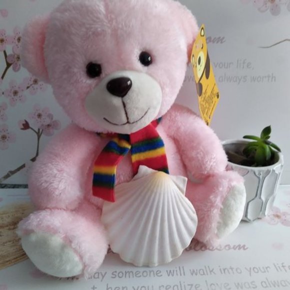 Pink Bear Plushie - Picture 2 of 5